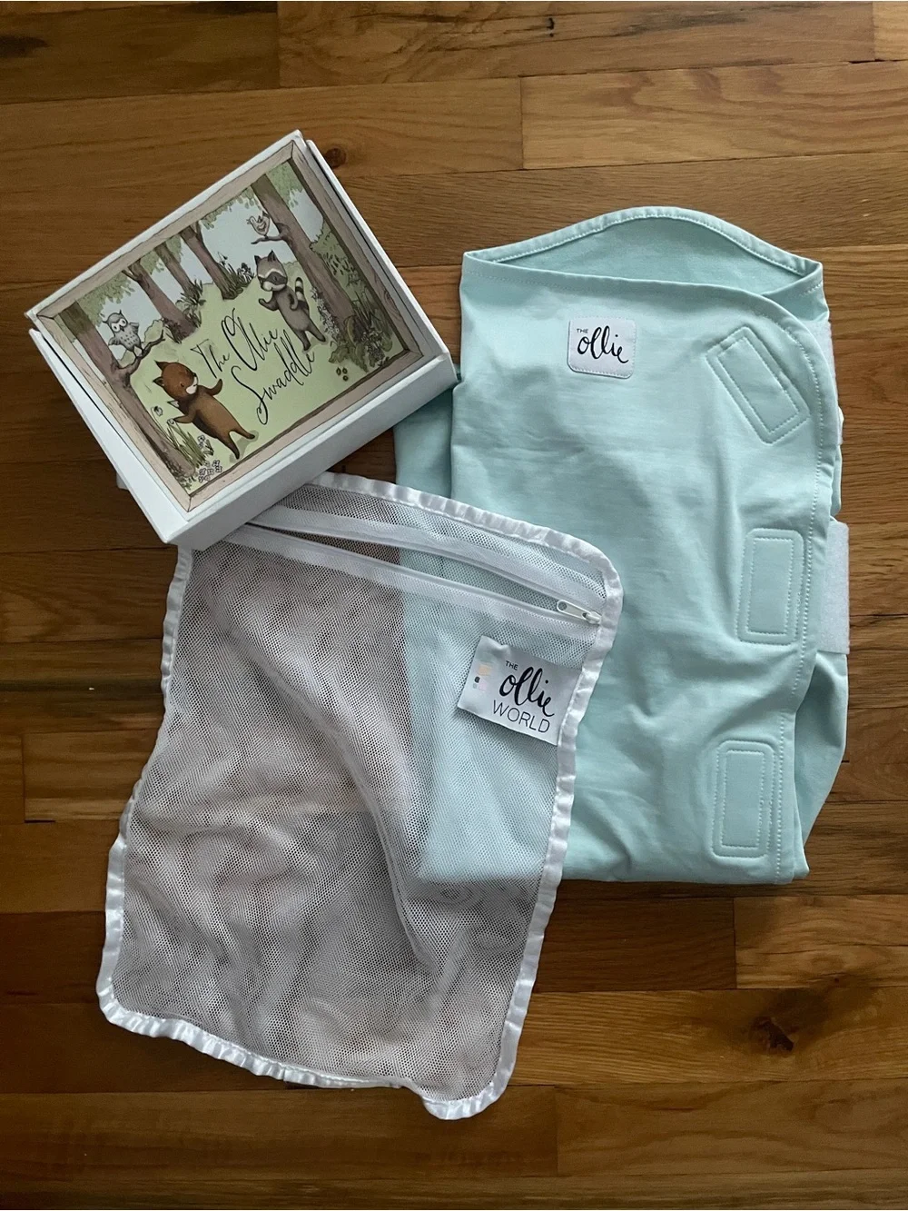 Ollie Light Blue Swaddle